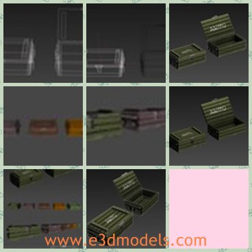 3d model the box - THis is a 3d model of the wooden box,which is small and made with good quality.The box has the symbol on it.