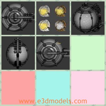 3d model the capsule - This is a 3d model about the capsule,which are made with high quality.The model is round and looks like pills.