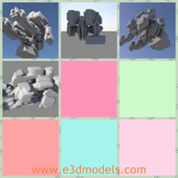3d model the heavy gun - This is a 3d model of the heavy gun,which is automatic and large.The gun is not easy to handle.