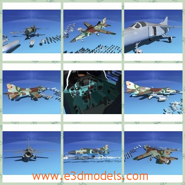 3 model the aircraft of Russia - This is a 3d model of the aircraft of Russia,which is the weapon in the army and the first products of the model were made in the Soviet Union in the war time.