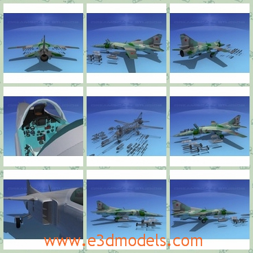 3d model the aircraft in Russia - This is a 3d model of the aircraft in Russia,which is used as the bomber and the model is powerful.
