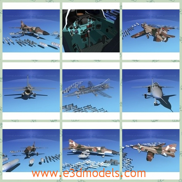 3d model the aircraft in the army - This is a 3d model of the aircraft in the army,which is large and dagerous.The model is made by a famous creator.