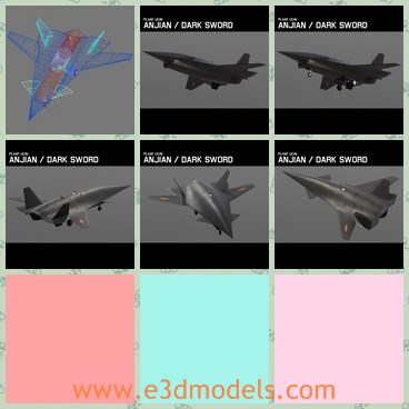 3d model the aircraft made in Shenyang - THis is a 3d model of the aircraft,which is Chinese Stealth Drone developed by Shenyang Aircraft Co.The leading gear is made. But there is no landing gear bay.