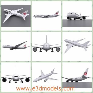 3d model the aircraft of japan - This is a 3d model of the aircraft of Japan,which is popular in Asian countries.The main parts include doors, turbines, rudder, fairings, flaps, windows and landing gear.