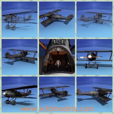 3d model the aircraft V13 - 3d model the aircraft V13,which is the popular plane in the army.The plane is manufactured with one single seat inside,so only one person is available in it.