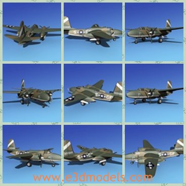 3d model the army plane - This is a 3dmodel of the army plane,which is the most powerful fighter in the army.