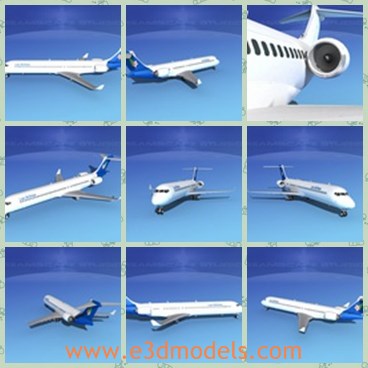 3d model the Boeing plane - This is a 3d model of Boeing plane,which provides the engines, Rockwell Collins provides the avionics package. The aircraft was a key part of China