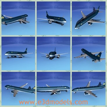 3d model the dark blue plane - This is a 3d model of the dark blue plane,which is called as the C919.The C919 is a narrow-body single aisle aircraft designed to compete directly with the Boeing 737 and the Airbus A320.