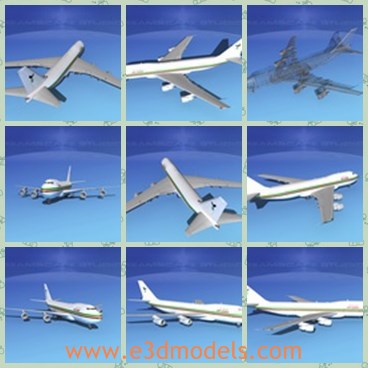 3d model the dreamplane of Dabia - This is a 3d model of the dreamplane of Dabia,which is modern and made for passengers.The model first flew in 1969 and saw service in 1970.