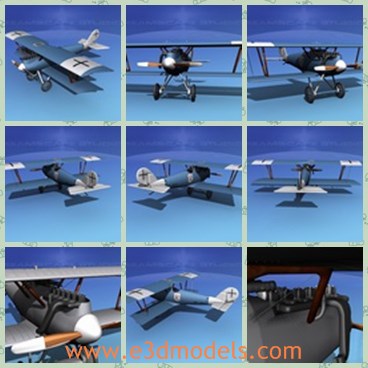 3d model the dreamplane V15 - This is a 3d model of the dreamplane V15,which was developed by Rudolph Gehringer as a new fighter design. It was a bit heavier than the standard built wood and fabric construction.