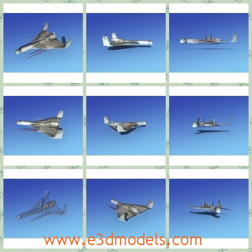 3d model the dreamscape in the army - This is a 3d model of the dreamscape in the army,which is namde HAPPY.HAPPY is a lethal Israeli UAV designed to detect,attack and destory radar emitters.