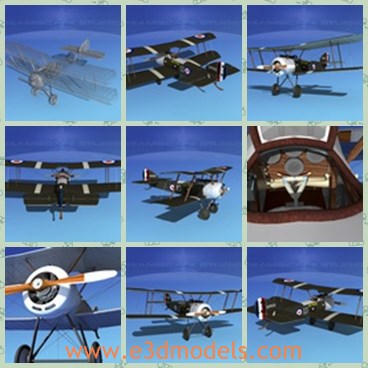 3d model the fighter - This is a 3d model of the fighter,which is the most famous Scout type. It had good power, maneuverability and performance when introduced.