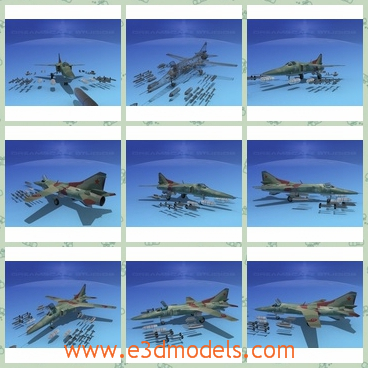 3d model the flogger in Mongolia - This is a 3d model of the flogger in Mongolia,which is a missile bomber.The plane is made according to the real base.