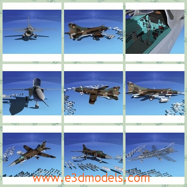 3d model the flogger of East Germany - This is a 3d model of the flogger of East Germany,which is the first flew on June 1972.The MiG-23 was the Soviet Air Force's top aggressor aircraft from the late 1970s to the late 1980s.