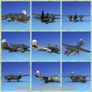 3d model the green aircraft - This is a 3d model of the green aircraft,which is made in USA and Australia.