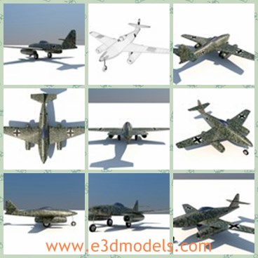 3d model the plane - This is a 3d model of the plane,which is modern and popular.THe model is the common model in the army.