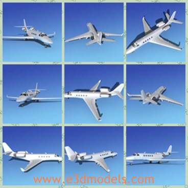 3d model the plane c-38 - This is a 3d model of the plane C-38,which was developed from the Rockwell Aero Commander and the IAI Westwind both in the corporate lineage of the aircraft deign and certificate ownership.