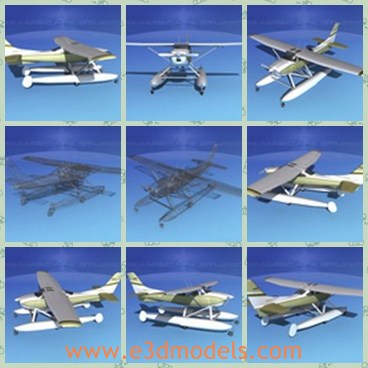 3d model the plane C182 - This is a 3d model of the plane C182,which has been gradually updated and some minor design changes were made. Avionics have gradually changed from the 1950s.