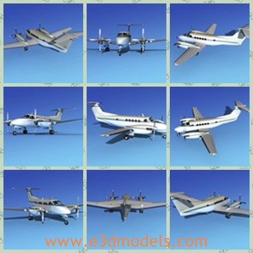 3d model the plane C200GT - This is a 3d model of the plane C200GT,which is made for the business way.The plane included space for more seating that the earlier 90 models.