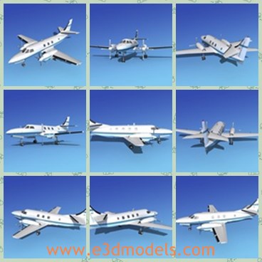 3d model the plane for commercial usage - This is a 3d model of the plane for commercial usage,which is large and heavy.The plane is made for commerical usage.
