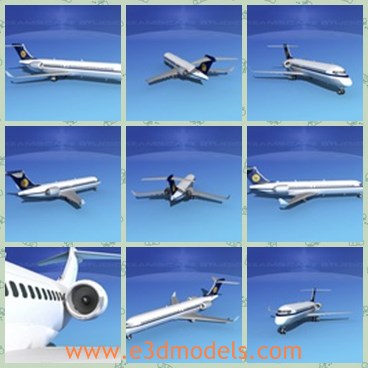3d model the plane from Myanmar - This is a 3d model of the plane from Myanmar,which  is a regional airliner capable of seating 78 to 90 passengers and 2 cockpit crew.