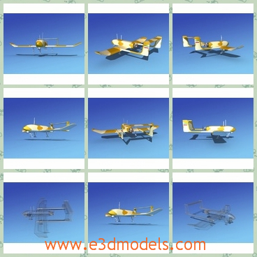 3d model the plane in Iran - This is a 3d model of the plane in Iran,which is small and autonomous.The model is explosive and used in the army.