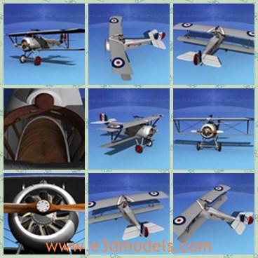 3d model the plane in the air force - This is a 3d model of the plane in the air force,which was capable of outstanding maneuverability, a very high rate of climb and was popular with the pilots.