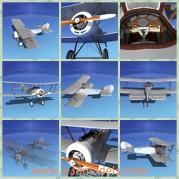 3d model the plane in ww1 - This is a 3d model of the plane in WW1,which is small and created with single seat.The Pup was outclassed by German fighter development in 1917 but some Pups continued to served until the end of the war.