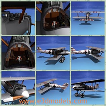 3d model the plane made in Germany - This is a 3d model of the plane made in Germany,which was developed by Rudolph Gehringer as a new fighter design.