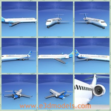 3d model the plane of ARJ-21-900 - This is a 3d model of the plane of ARJ-21-900,which is large and was a key part of China