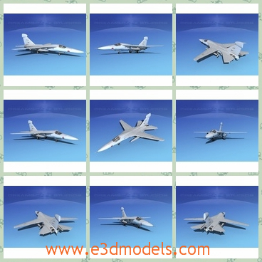 3d model the plane of US - This is a 3d model of the plane of US,which is modern and accurate.The electronic warfare aircraft was developed to counter this threat.