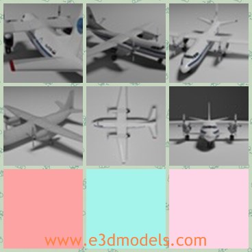 3d model the Russian plane - This is a 3d model of the Russian plane,which is  designed and manufactured in the Soviet Union by the Antonov Design Bureau from 1957 First flown in 1959.