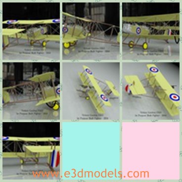 3d model the simple plane - This is a 3d model of the simple plane,which is the common one in life.There are two signs on the body of the plane.