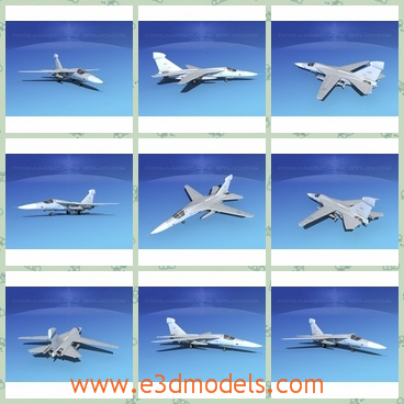 3d model the white plane - This is a 3d model of the white plane with radar,which is accurate and deadly, the electronic warfare aircraft was developed to counter this threat.