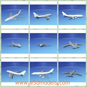 3d model the white plane 747-400 - This is a 3d model of the white plane 747-400,which has  a larger upper deck providing more capacity for seating passengers or carrying freight.