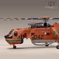 3d model the heavy helicopter