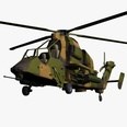 3d model the helicopter Tiger