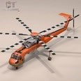 3d model the orange plane