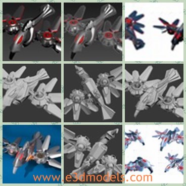 3d model the robot bird - This is a 3d model of the robot bird,which is animated and fantastic.The model was made in 3d Studio Max 2013.