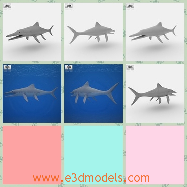 3d model the strange fish - This is a 3d model of the strange fish,which is the specimen right now.The model is long and big.