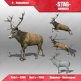 3d model the animated deer