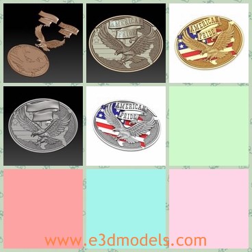 3d model the American coins - THis is a 3model of the American coins,which consists of three parts. You can put your own sign on the clear ribbon.Size:Length: 60 mmWidth: 46 mmHeight: 4 mm