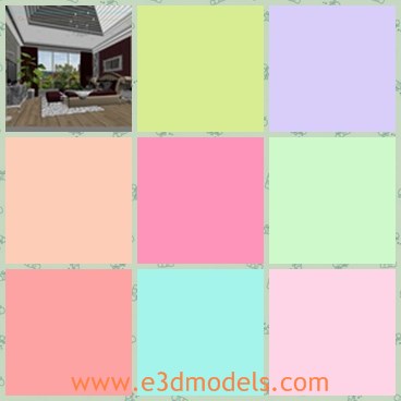 3d model the bedroom - This is a 3d model of the bedroom,which is elegant and luxury.The model is modern and spacious.