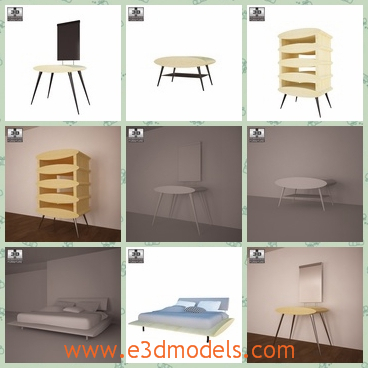3d model the bedroom - This is a 3d model of the bedroom,which is the internal scene of it.The model is fine and the chair is special.