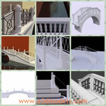 3d model the bridge - This is a 3d model of the bridge,which is modern and made of stones and rocks.The bridge is contains a non-subdivided mesh, so that you can subdivide it as many times as you wish.