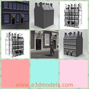 3d model the british building - This is a 3d model of the British building,which is colloquially known in the United Kingdom as &quotNumber 10&quot, is the headquarters of Her Majesty's Government and the official residence and office of the First Lord of the Treasury.