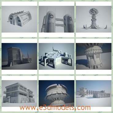3d model the building - This is a 3d model about the fastastic building,which is modern and made in special style.