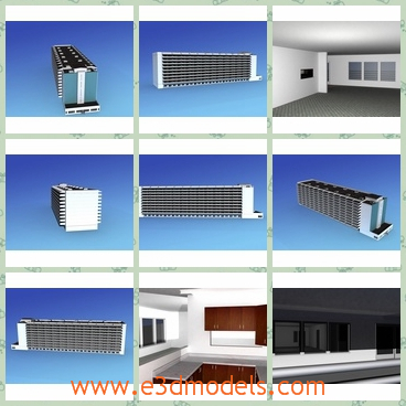 3d model the building in modern - This is a 3d model about the building in modern,which is the resort  and many people want to have one.