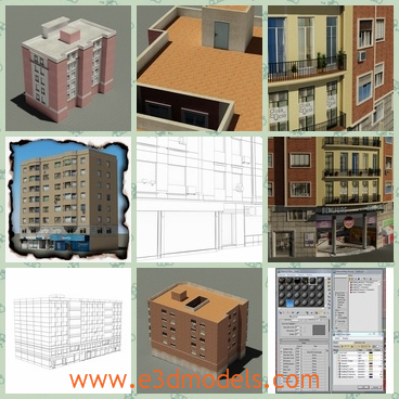 3d model the buildings ready to sell - This is a 3d model of the buildings for sell,which is built recently and the price is not so high .