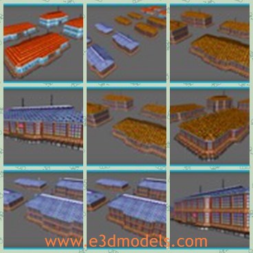 3d model the cafe - This is a 3d model of the coffee shop,which provides drinks and food for working people work nearby.